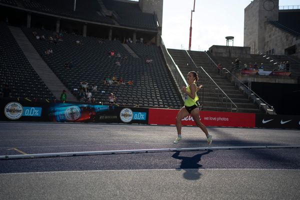 Svenja Pingpank (Hannover Athletics e.V.) waehrend der deutschen Leichtathletik-Meisterschaften im Olympiastadion am 26.06.2022 in Berlin